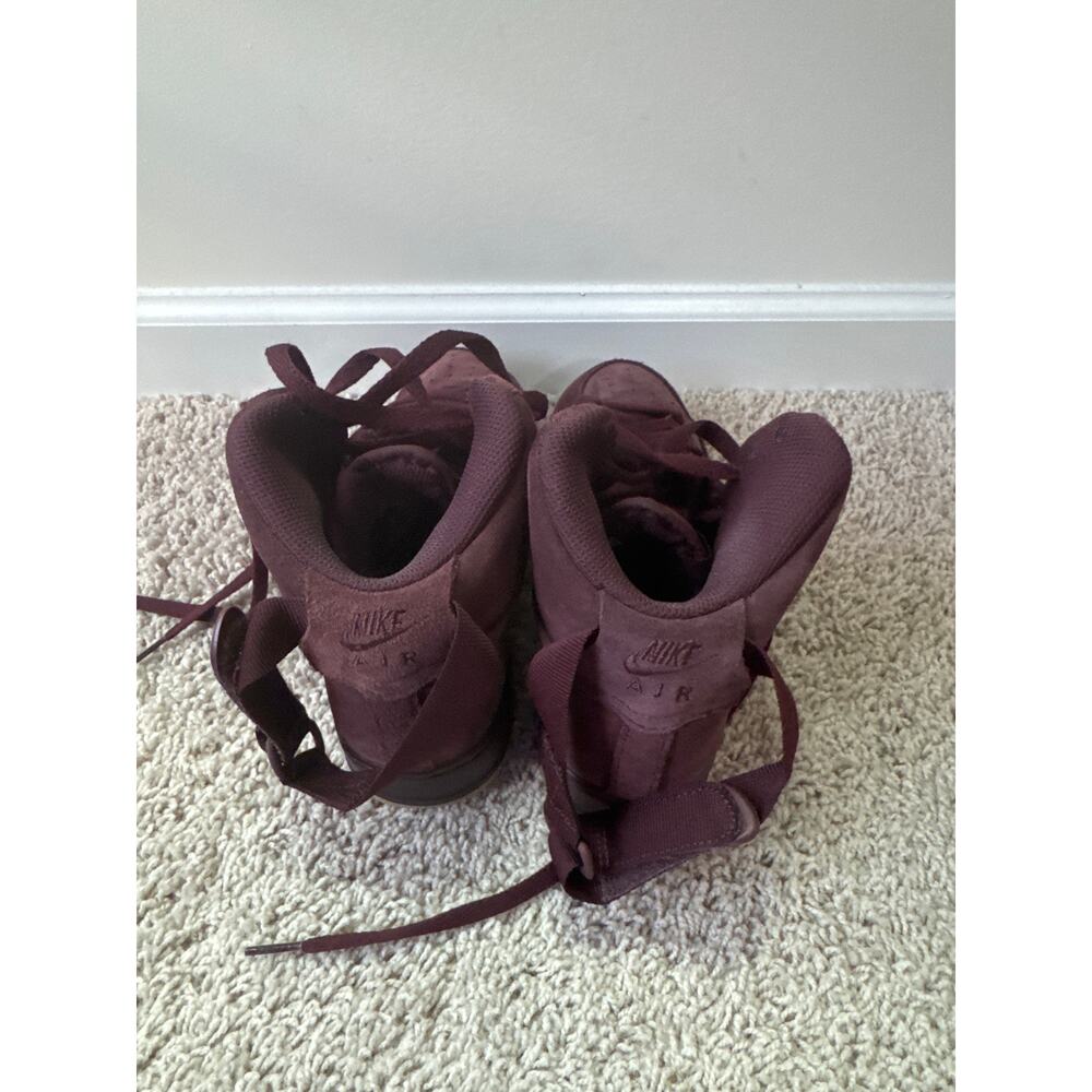 Nike Air Force 1 High Burgundy Crush (GS), 6Y - Picture 2 of 8
